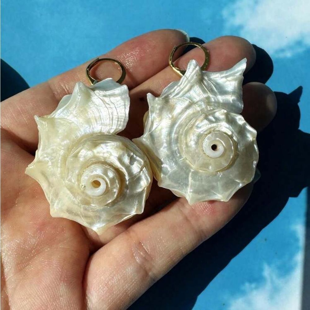 Elegant Shell Earrings R299 - Picture 2 of 3